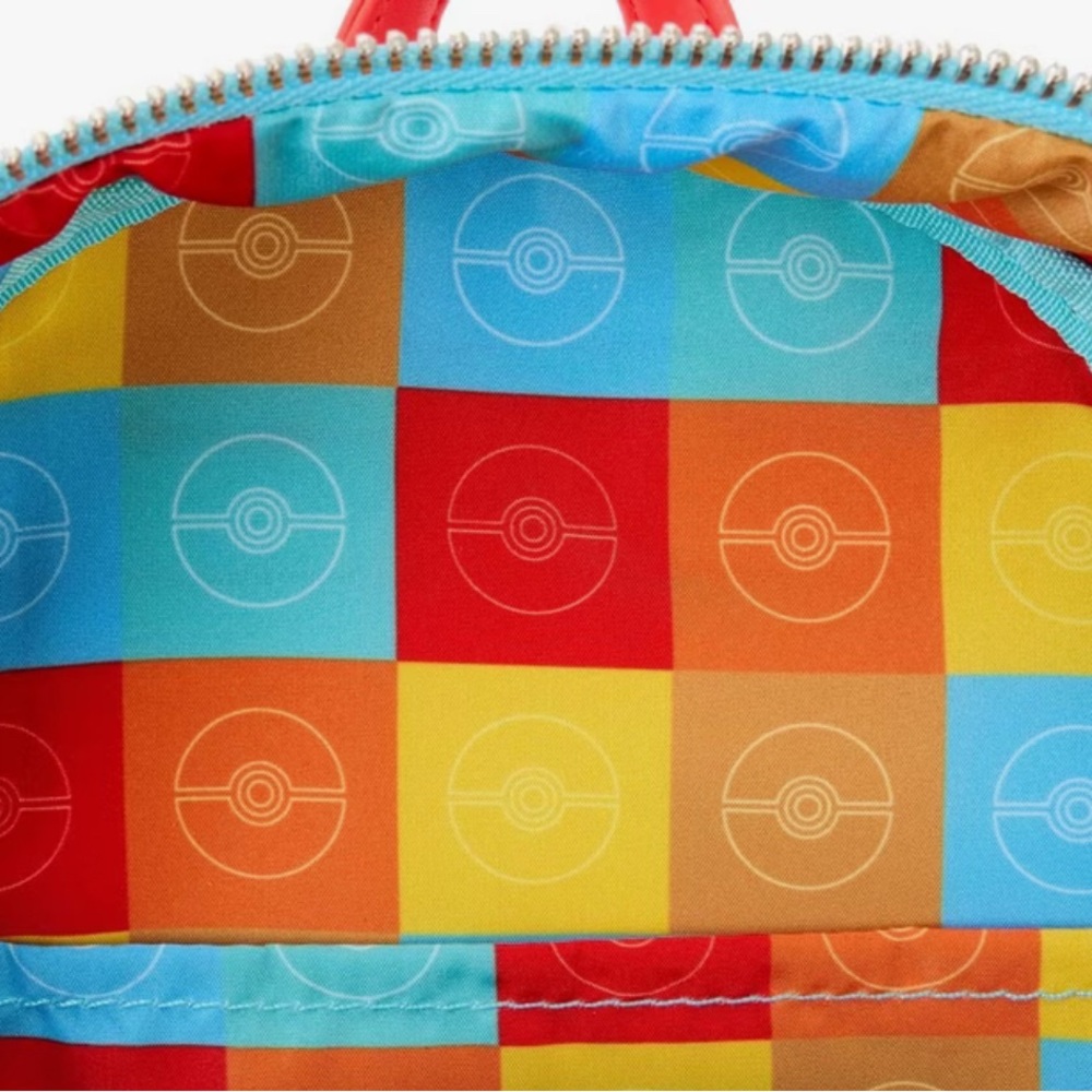 Loungefly Pokemon Color Block Starters Mini Backpack - Picture 7 of 10